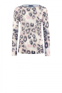 Animalprint-Pullover in zartem Rosa um € 299,–