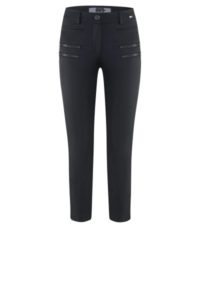 Schwarze Jeans mit Zippern um € 249,–