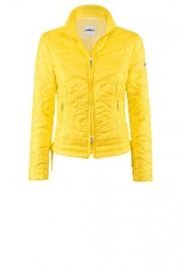Die neue Herbst-Mode: Gelbe Steppjacke um € 399,–