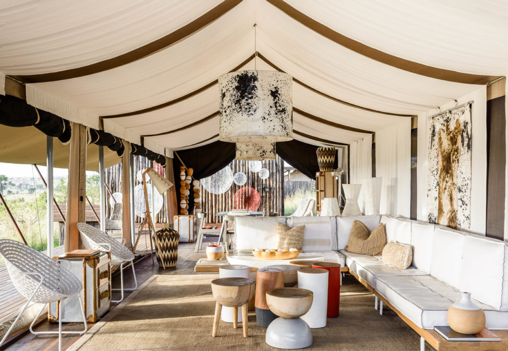 Glamping im Singita Mara River Tented Camp