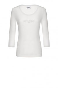 Viskose-Shirt mit dezentem Logo-Print um € 99,90